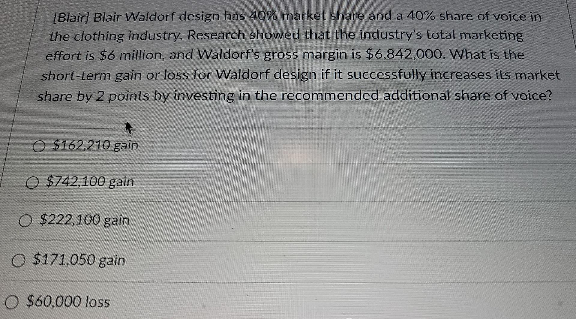 marketing help needed. please answer both