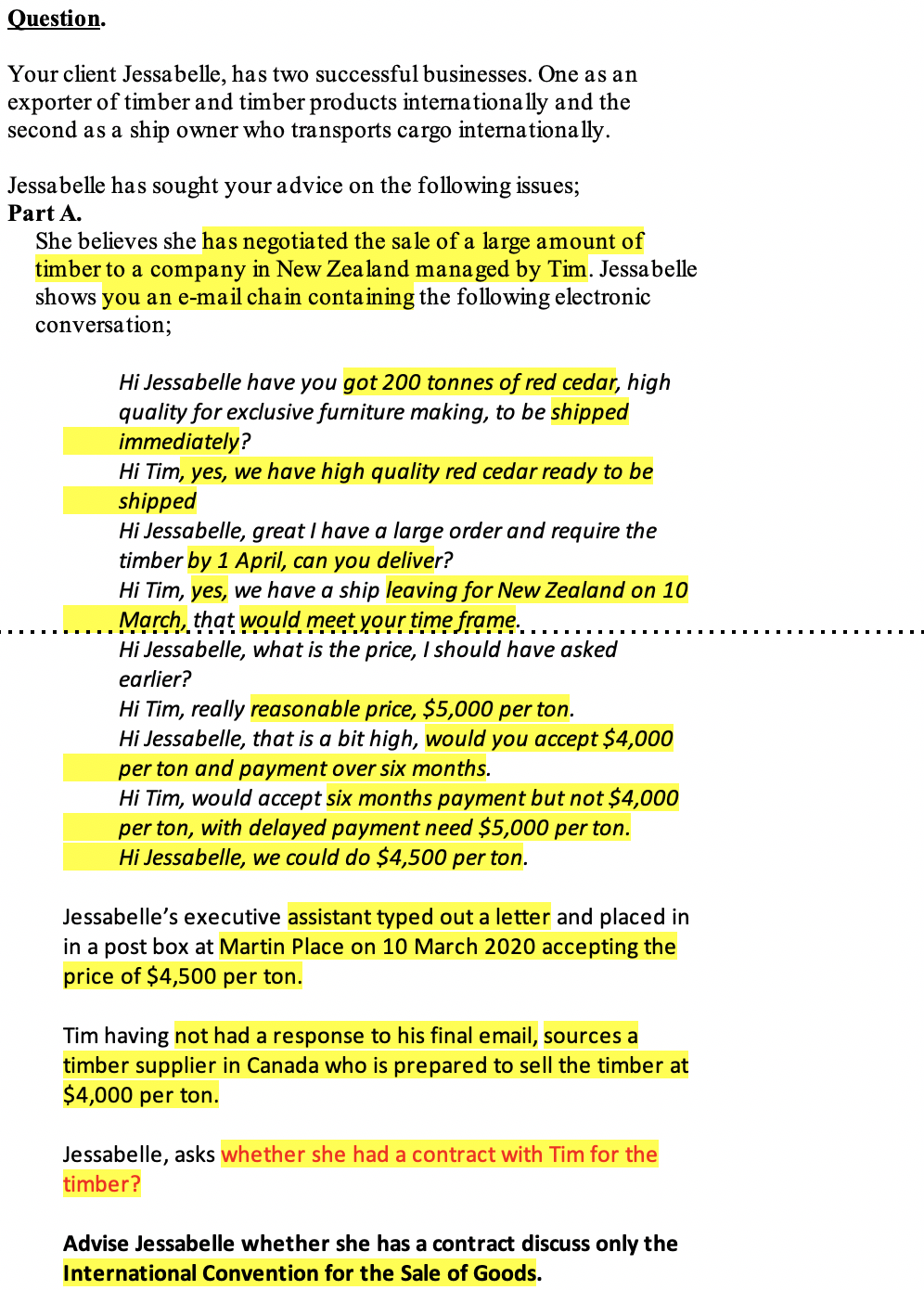 if under ICSG communicate via email it will be