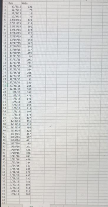 please use excel and show formulas! thank you! 5.