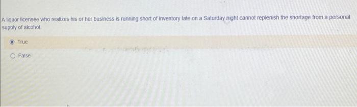 A luquo licensee who realizes his of her business