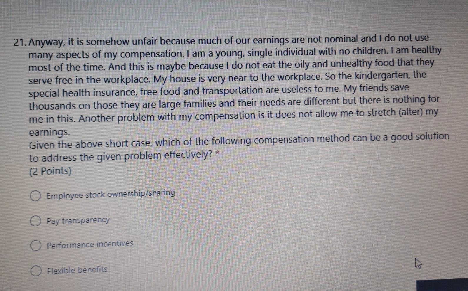 21. Anyway, it is somehow unfair because much of