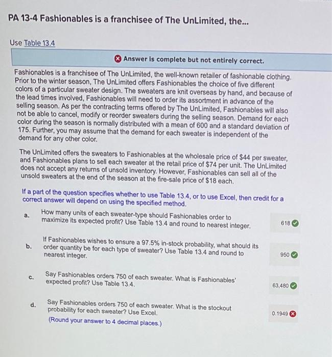 PA 13-4 Fashionables is a franchisee of The