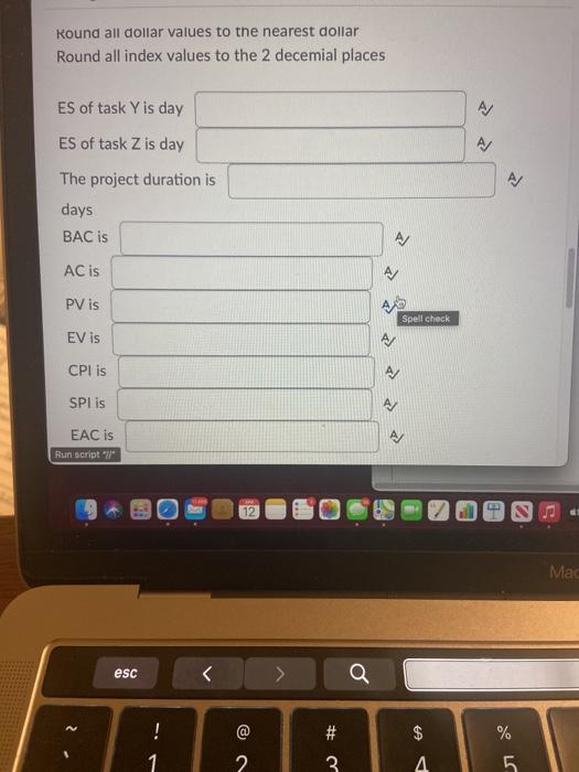 B 1. Project 'E' data: Task Duration Predecessors