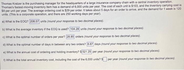 please help Thomas Kratzer is the purchasing