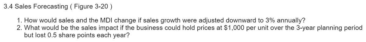 FIGURE 3-20 USING MARKET AND SHARE METRICS TO