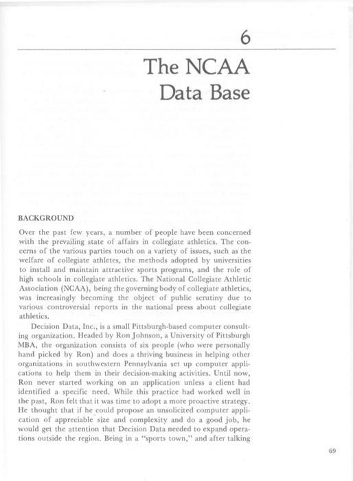 Approach the project as any other ER Modeling