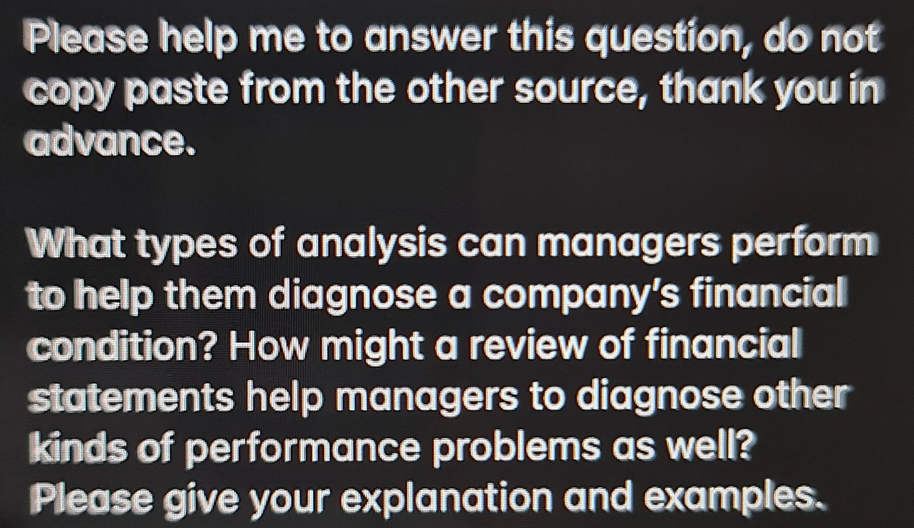 Please help me to answer this question, do not