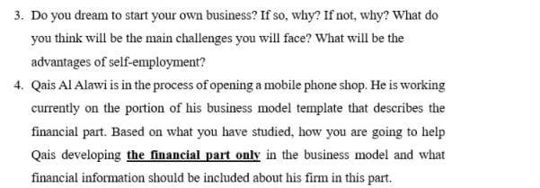 Title: entrepreneurship 3. Do you dream to start