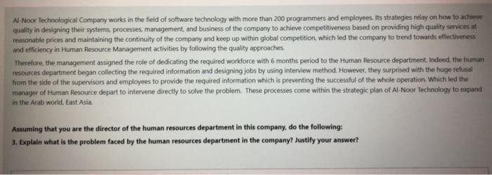 Al-Noor Technological Company works in the field