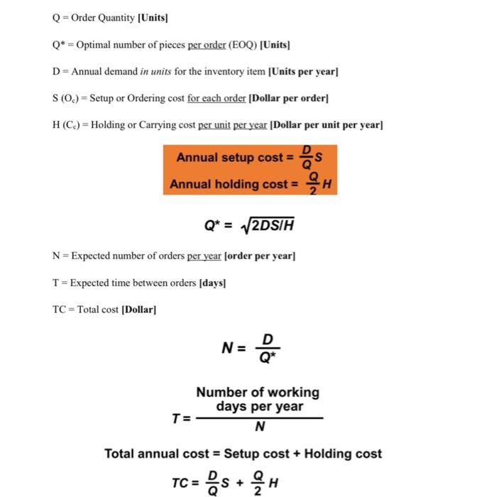 For the following costs, give several examples.