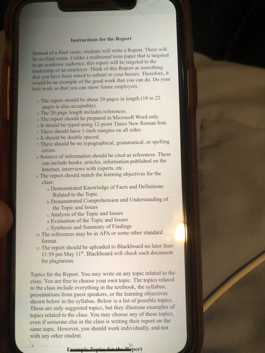 NEED HELP ASAP PLEASE! Instructions for the