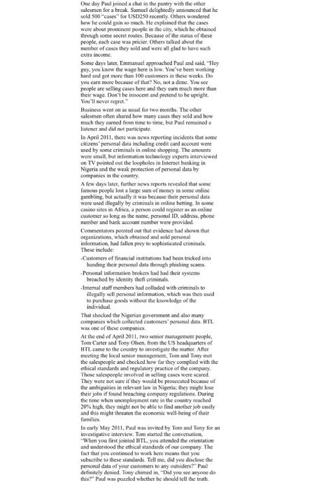 Please answer the question in the case study in