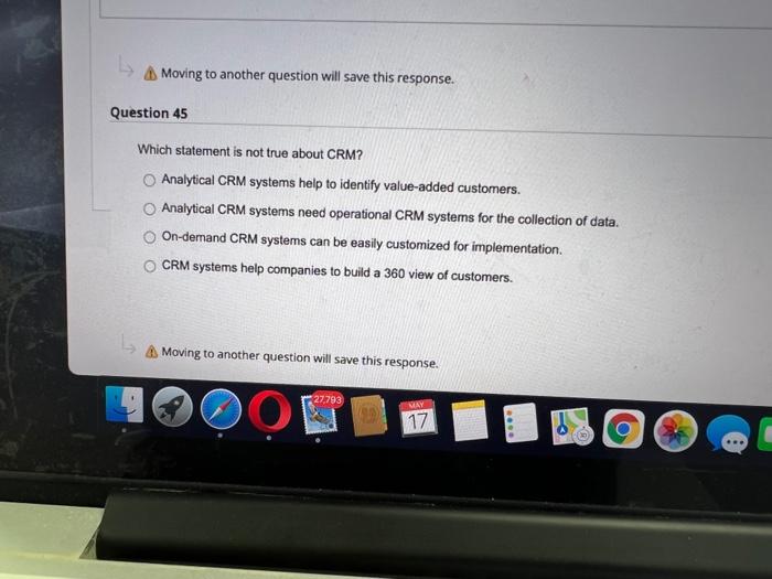 Question Completion Status: 4 21 26 367 B 5 40 70