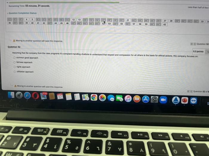 Question Completion Status: 4 21 26 367 B 5 40 70