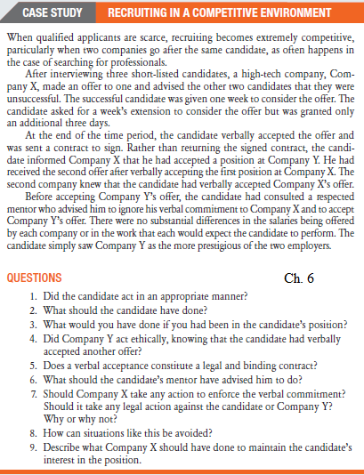 Please answer each questions separately. CASE