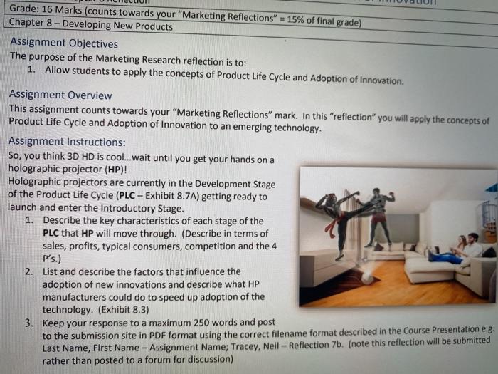 Grade: 16 Marks (counts towards your "Marketing