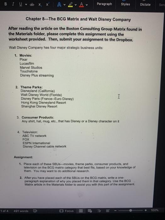 The Boston Consulting Group Matrix The BCG