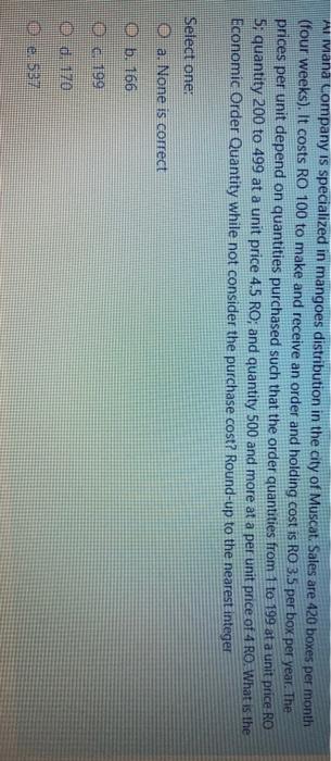 Almana company is specialized in mangoes