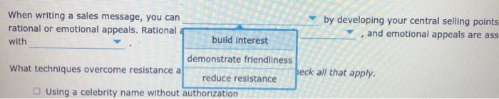 in need these pls A coworker is crafting a sales