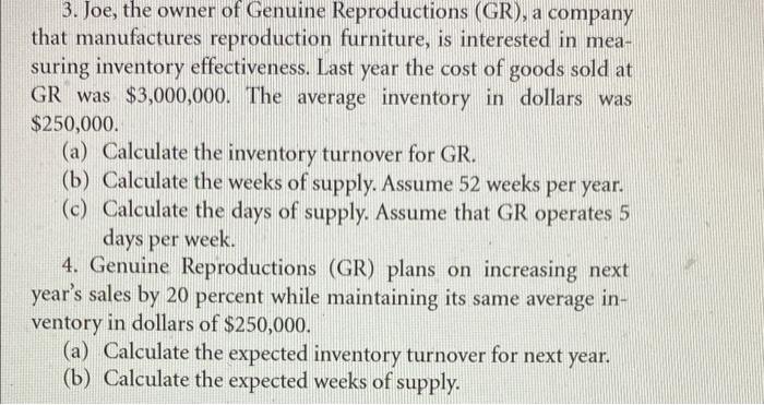 Please answer #4, it is refering to question 3.