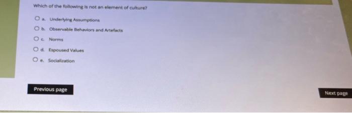 Which of the following is not an element of