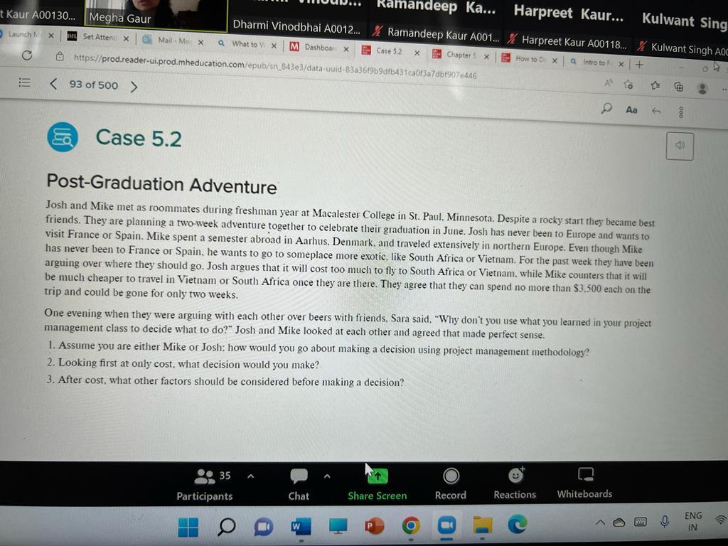 Kamandeep Ka... Harpreet Kaur... t Kaur A00130...