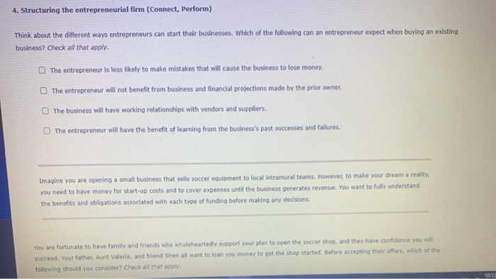 4. Structuring the entrepreneurial firm (Connect,