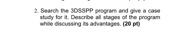 2. Search the 3DSSPP program and give a case