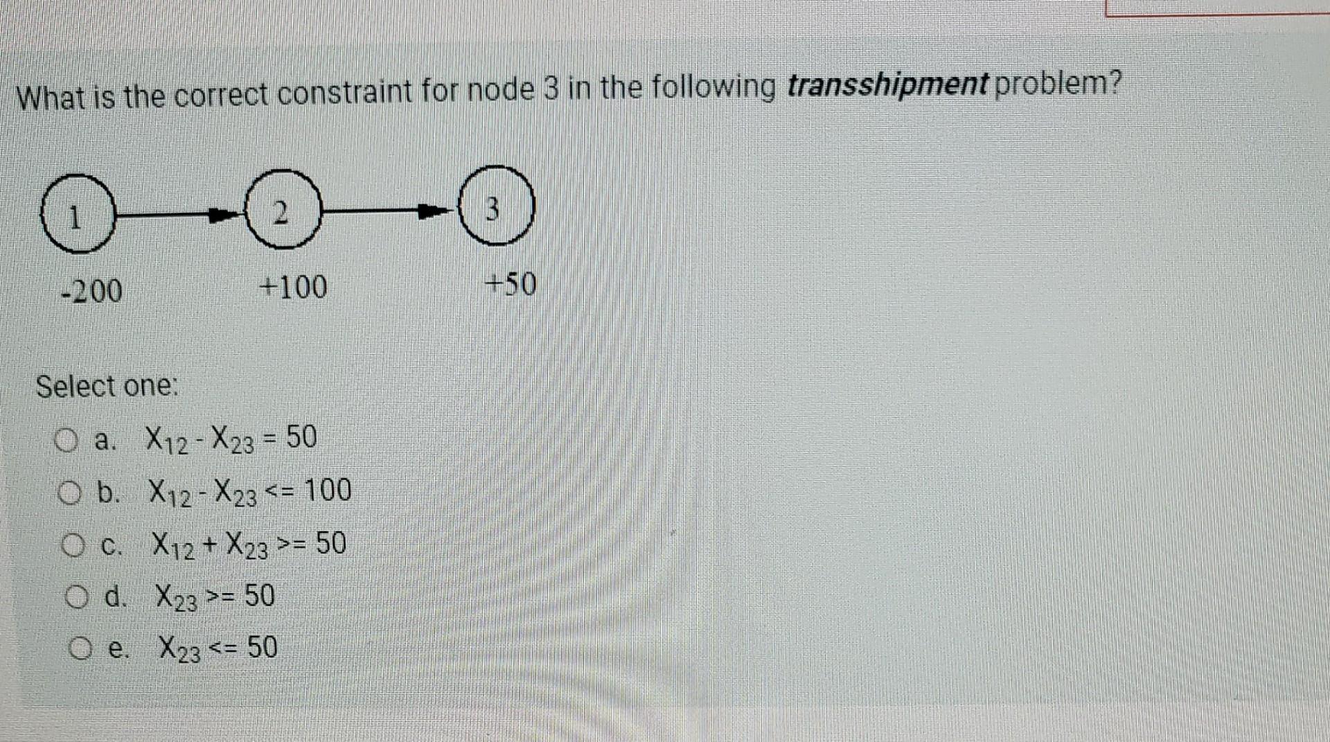 What is the correct constraint for node 3 in the