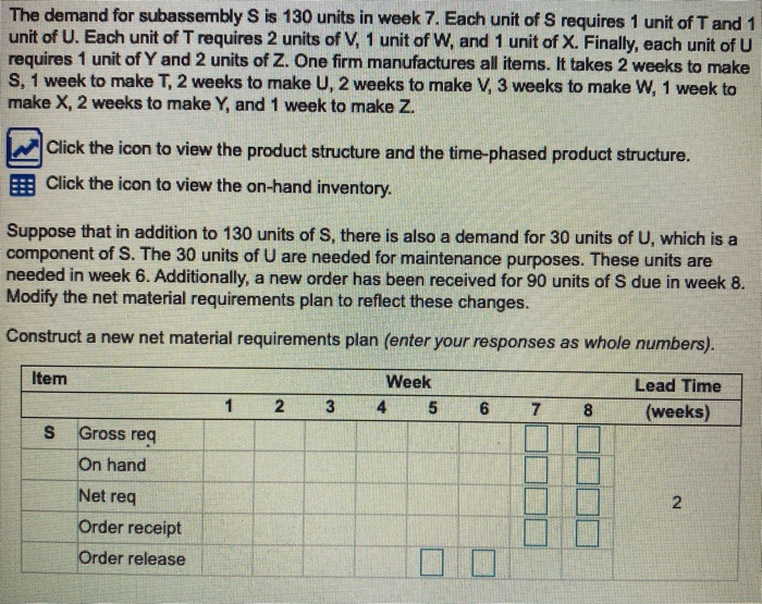 fill the chart for S, T, U, V, W, X, Y, & Z. The