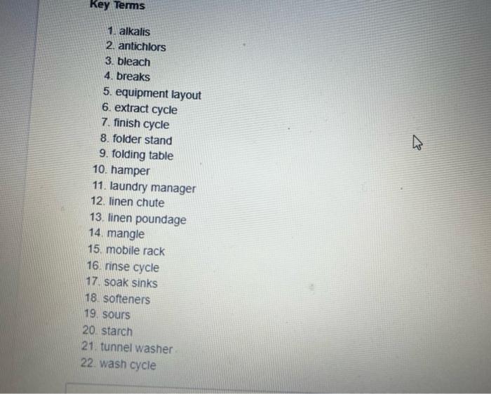 hello sir i need explanation of those key terms