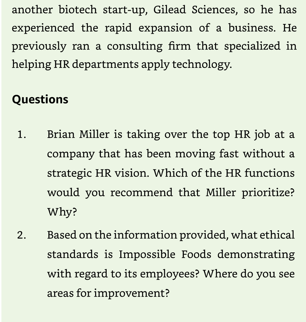 please read and answer questions in full