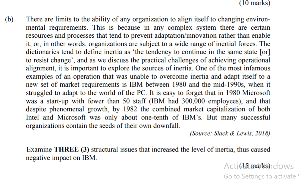 (10 marks) (b) There are limits to the ability of