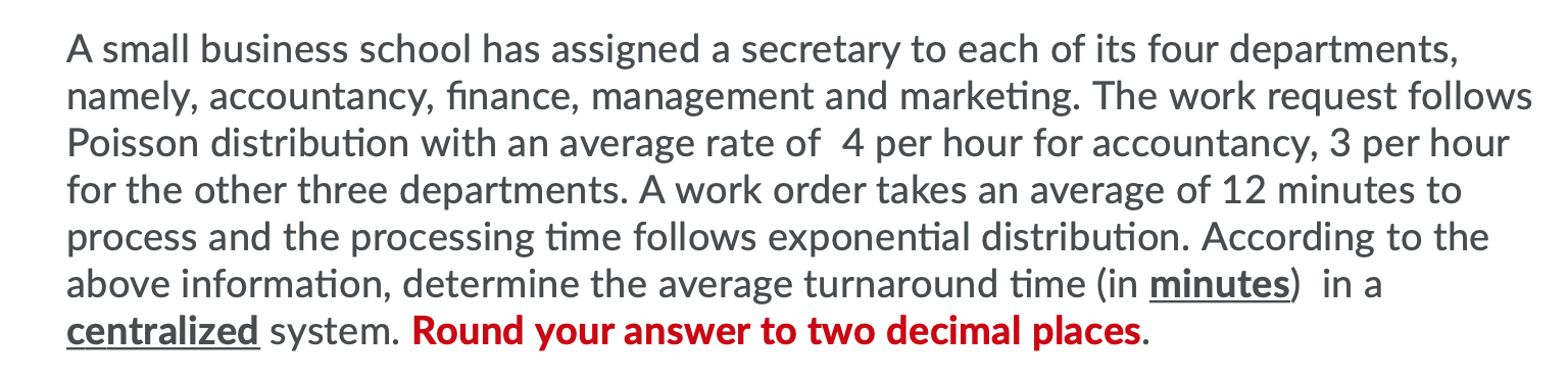 A small business school has assigned a secretary