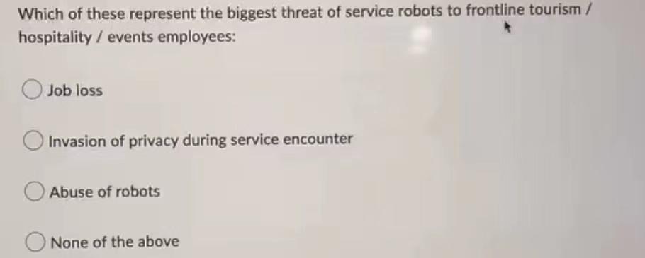 Which of these represent the biggest threat of