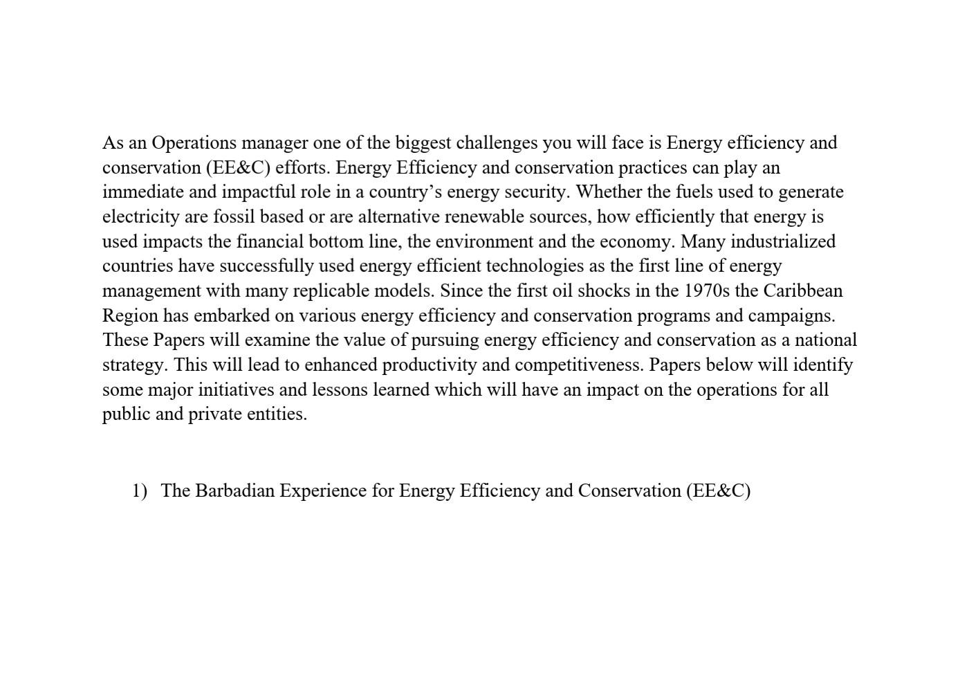 As an Operations manager one of the biggest