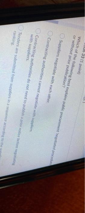 run 33 (1 point) Which of the following best