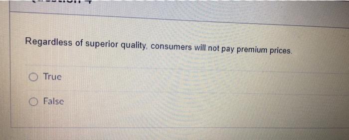 marketing concept Regardless of superior quality,