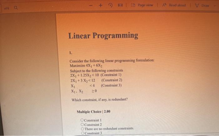 + ID Page View l A Riad aloud Draw Linear
