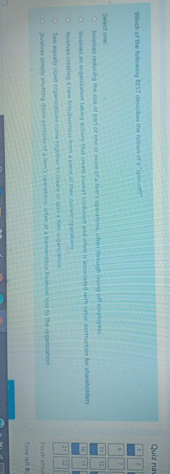 Quiz nas Which of the following BEST describes