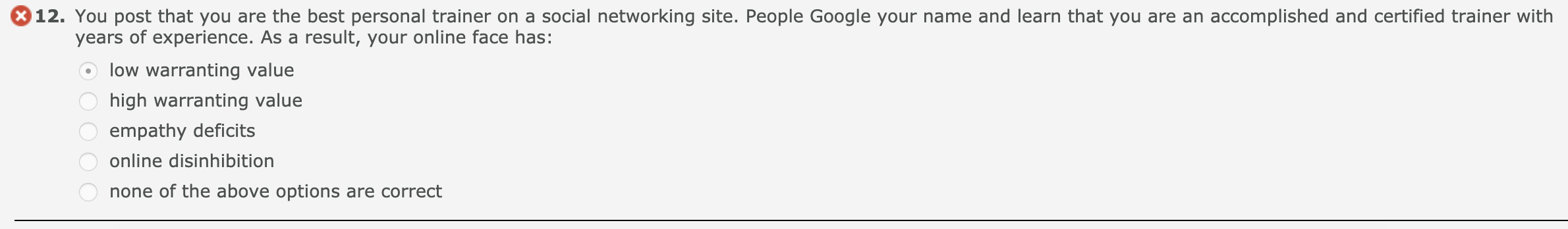 X 1. Social Information Processing theory