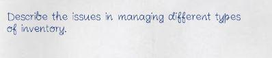 Describe the issues in managing different types