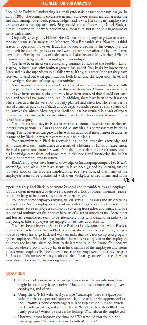 Please answer each question separately. THE NEED