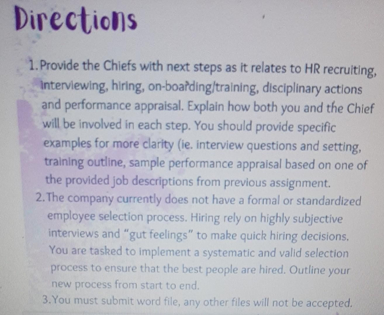 You have been working in your current position as