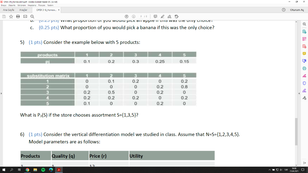 OPER 310_Homework.pl - Adobe Acrobat Reader DC