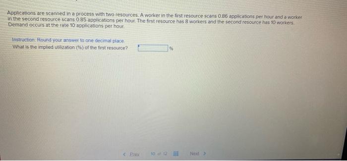 Applications are scanned in a process with two