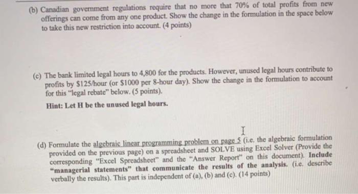 please answer a to d please show all steps and