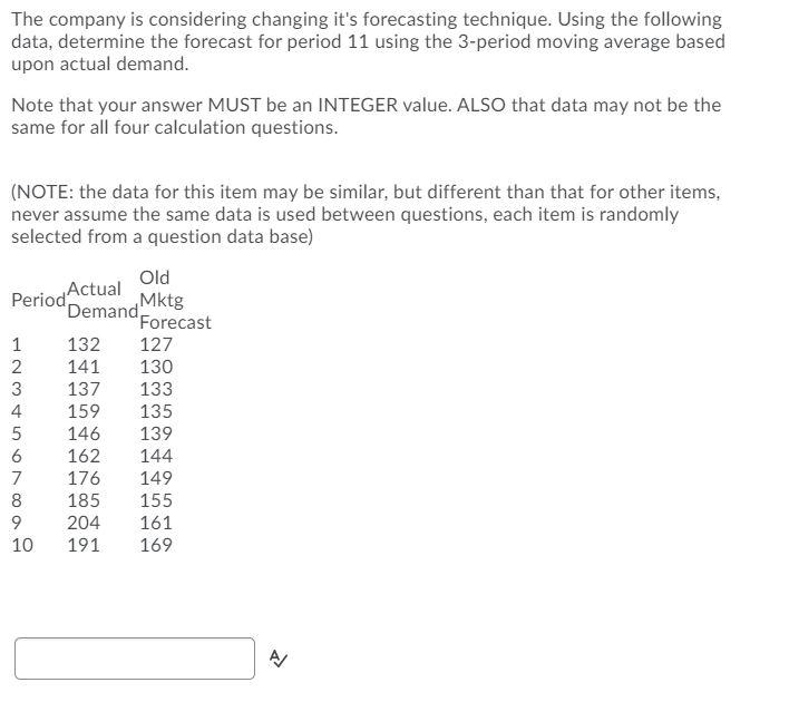 The company is considering changing it's