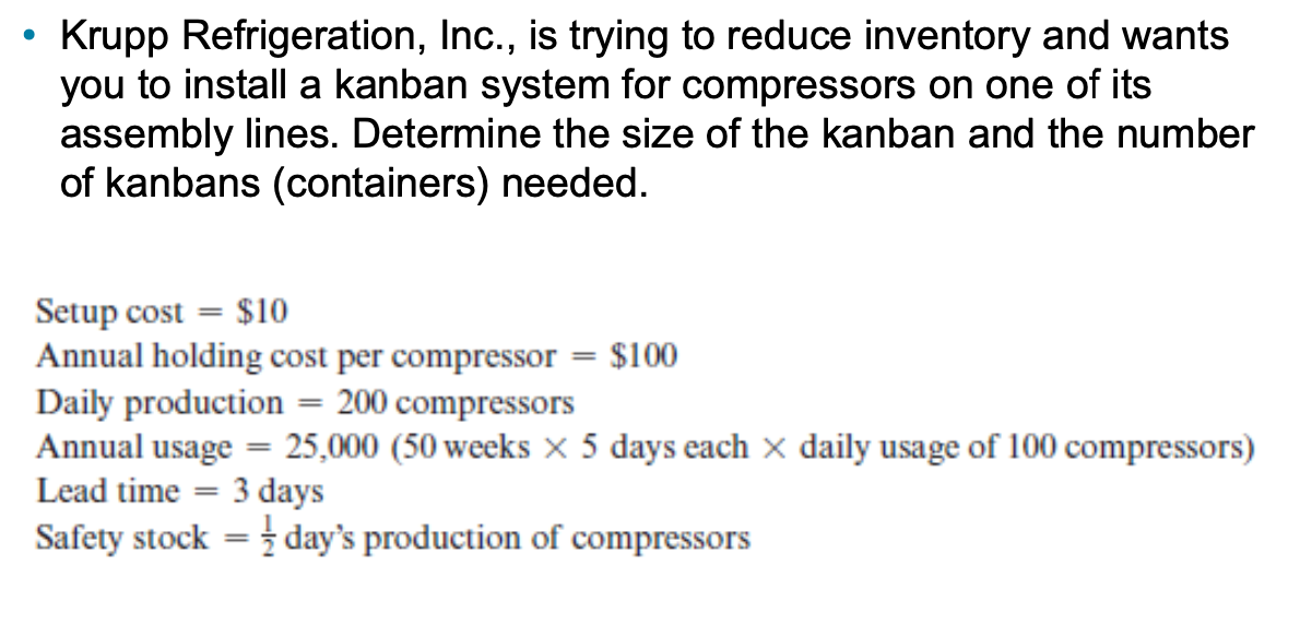 PLEASE EXPLAIN SIMPLY Krupp Refrigeration, Inc.,