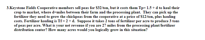 3. Keystone Fields Cooperative members sell peas